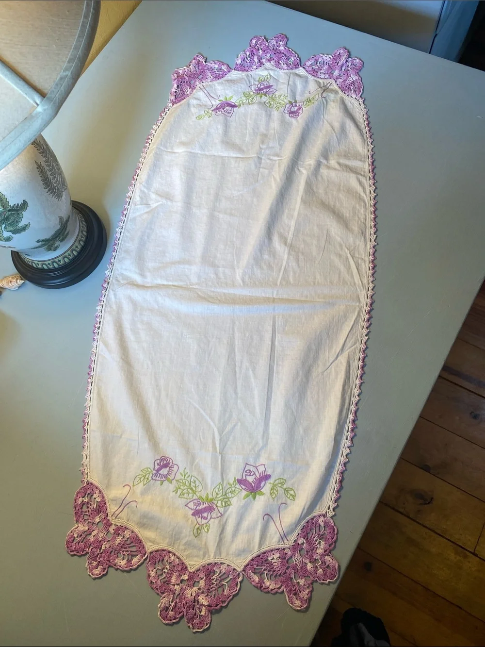 Vintage Handmade Embroidered & Crocheted Linens Bundle